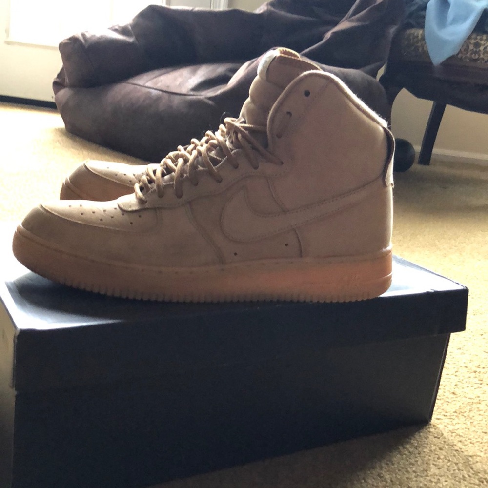 Wheat High-Top Air Force 1